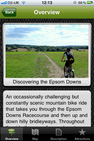 Screenshot 1 of London Bike Rides App